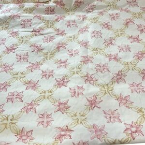 Gastón y Daniela Spanish Floral Trellis Fabric with Scroll Border 13 Yds By 55”